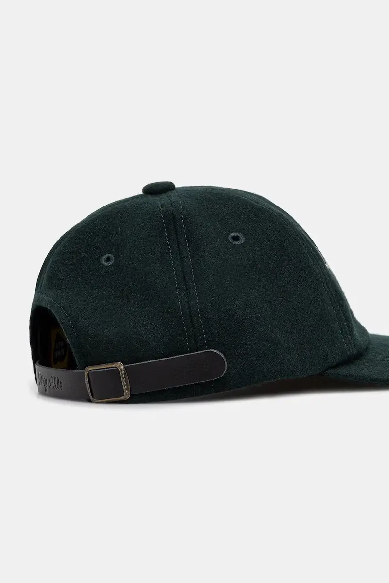 cappello con lana 6PANEL WOOL colore verde HM30GD052 miniatura 3