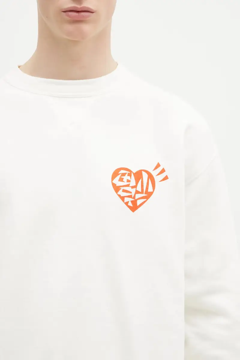 felpa in cotone TSURIAMI SWEATSHIRT uomo colore bianco HM29CS011 miniatura 4