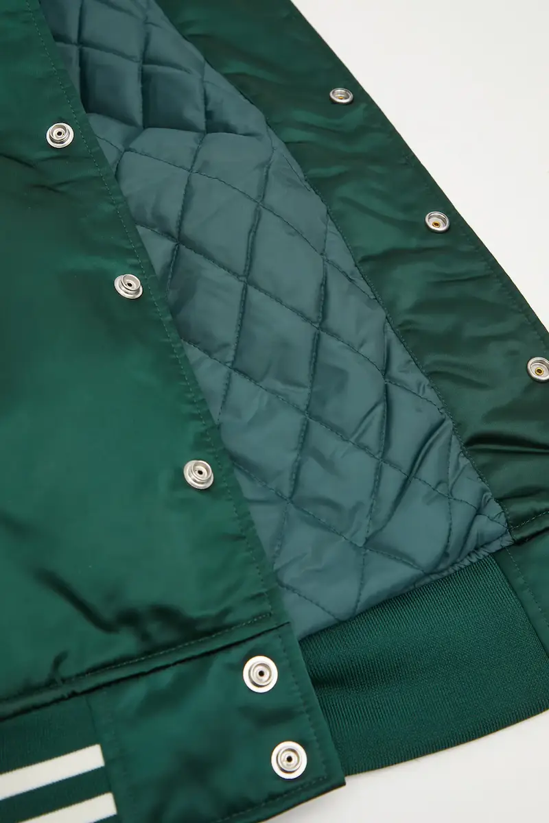 giacca bomber NYLON STADIUM colore verde HM30JK038 miniatura 5