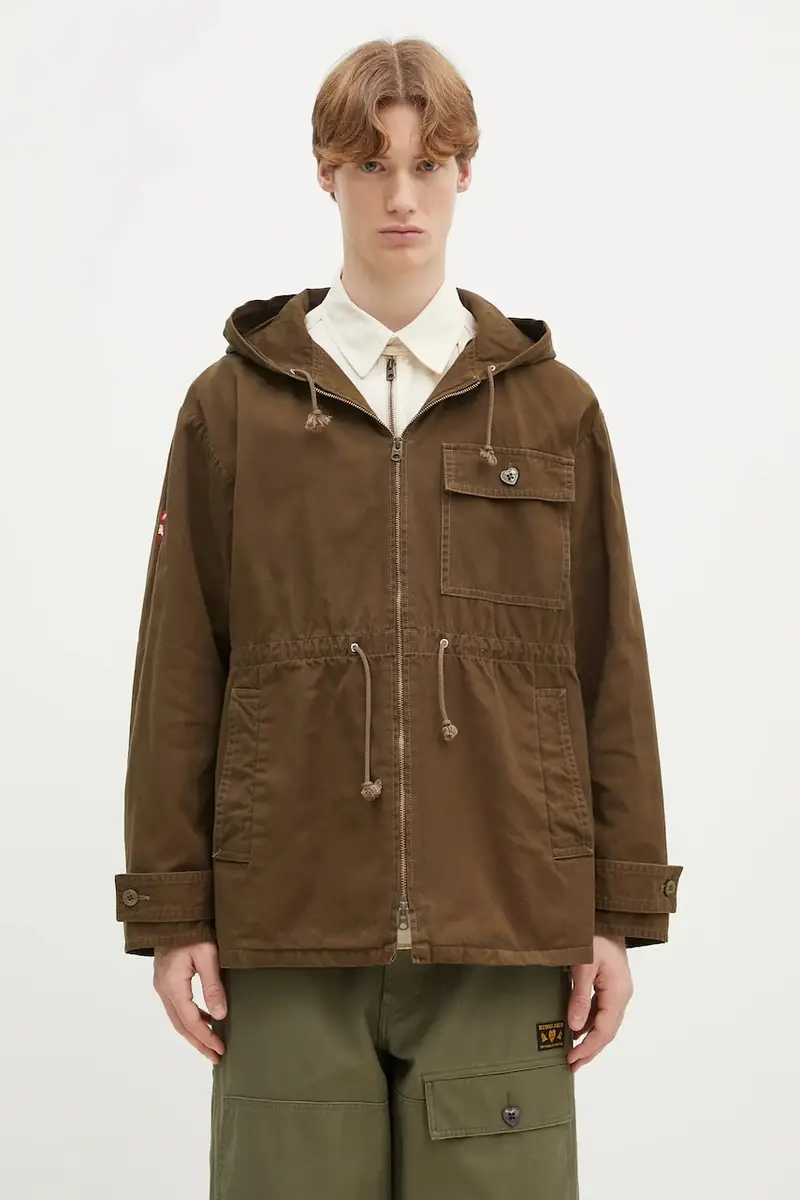 giacca Mountain Parka colore verde HM29JK025