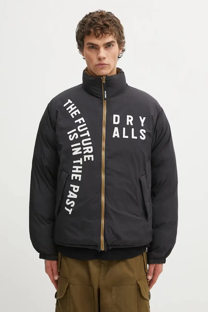 giacca reversibile REVERSIBLE DOWN colore nero HM30JK034 miniatura 4