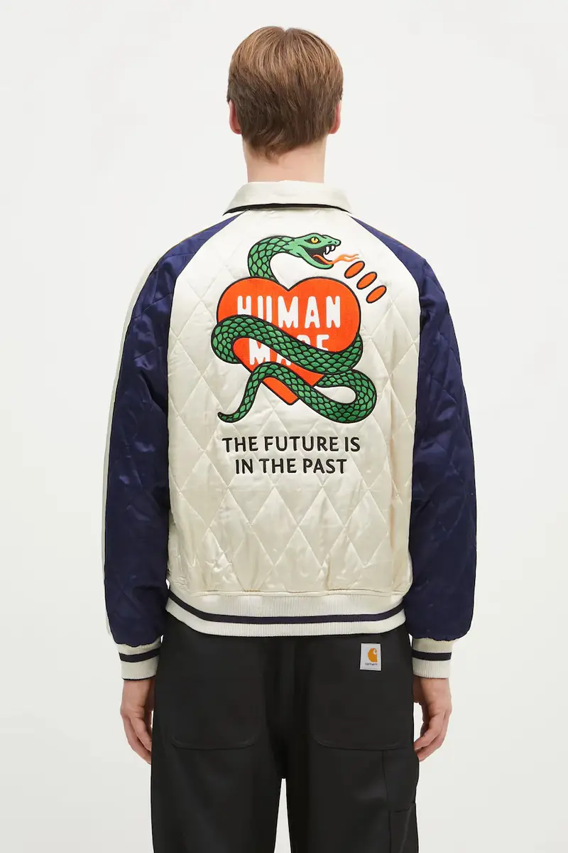 giacca reversibile REVERSIBLE SOUVENIR JACKET uomo colore nero HM29JK001 miniatura 4