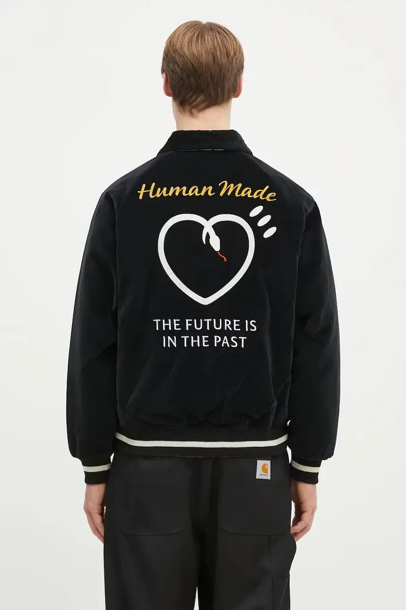 giacca reversibile REVERSIBLE SOUVENIR JACKET uomo colore nero HM29JK001 miniatura 5