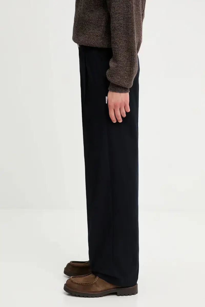 pantaloni in cotone SKATER uomo colore blu navy HM30PT013 miniatura 2