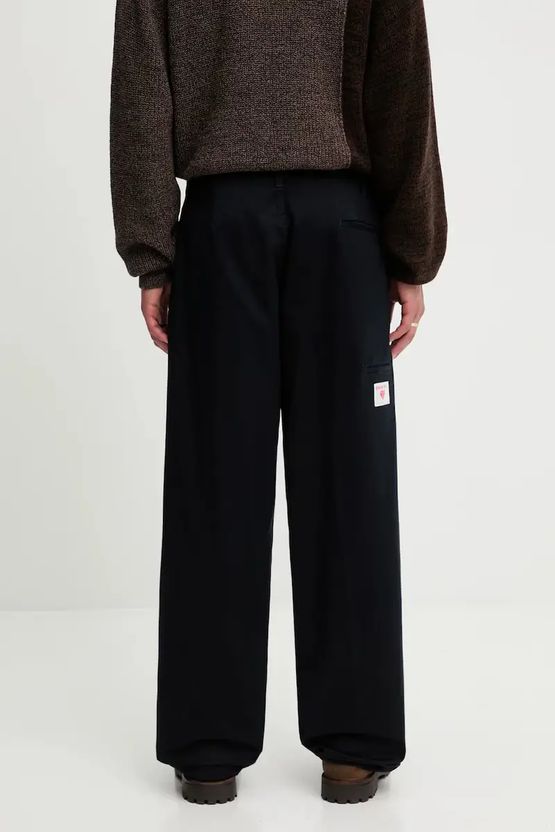 pantaloni in cotone SKATER uomo colore blu navy HM30PT013 miniatura 3