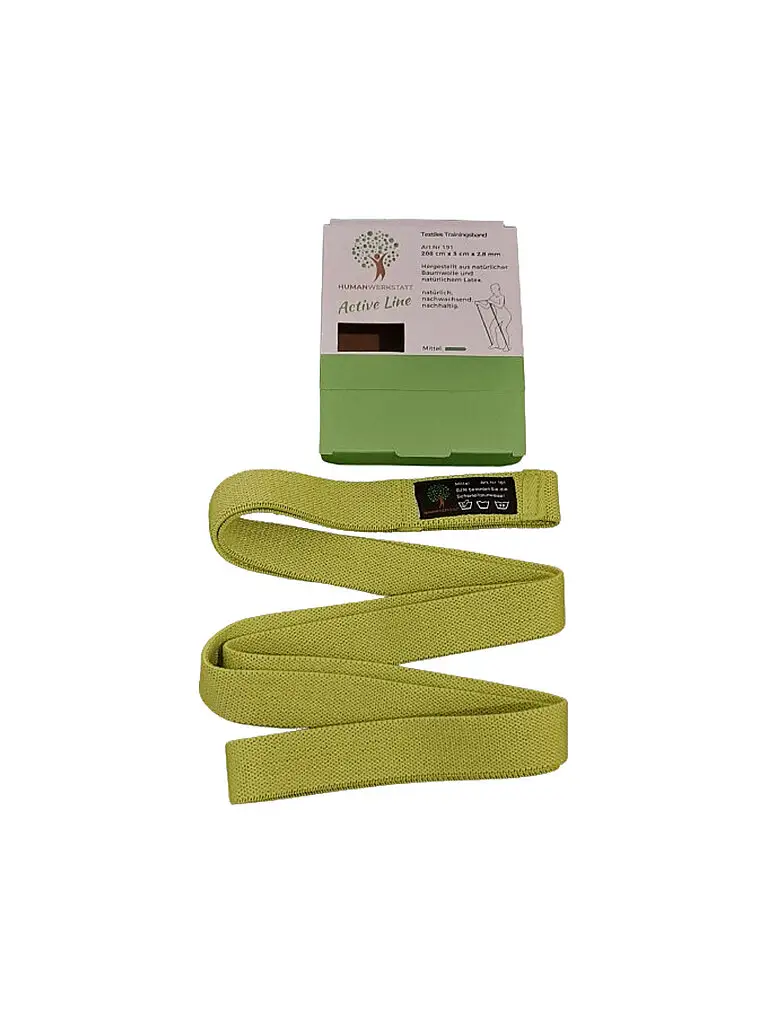 Fascia elastica da allenamento media in tessuto giallo