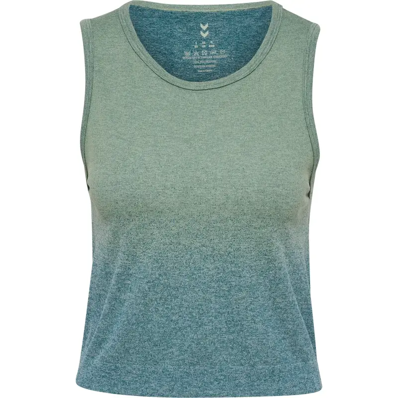 Canottiera corta senza cuciture donna Hummel Gradient