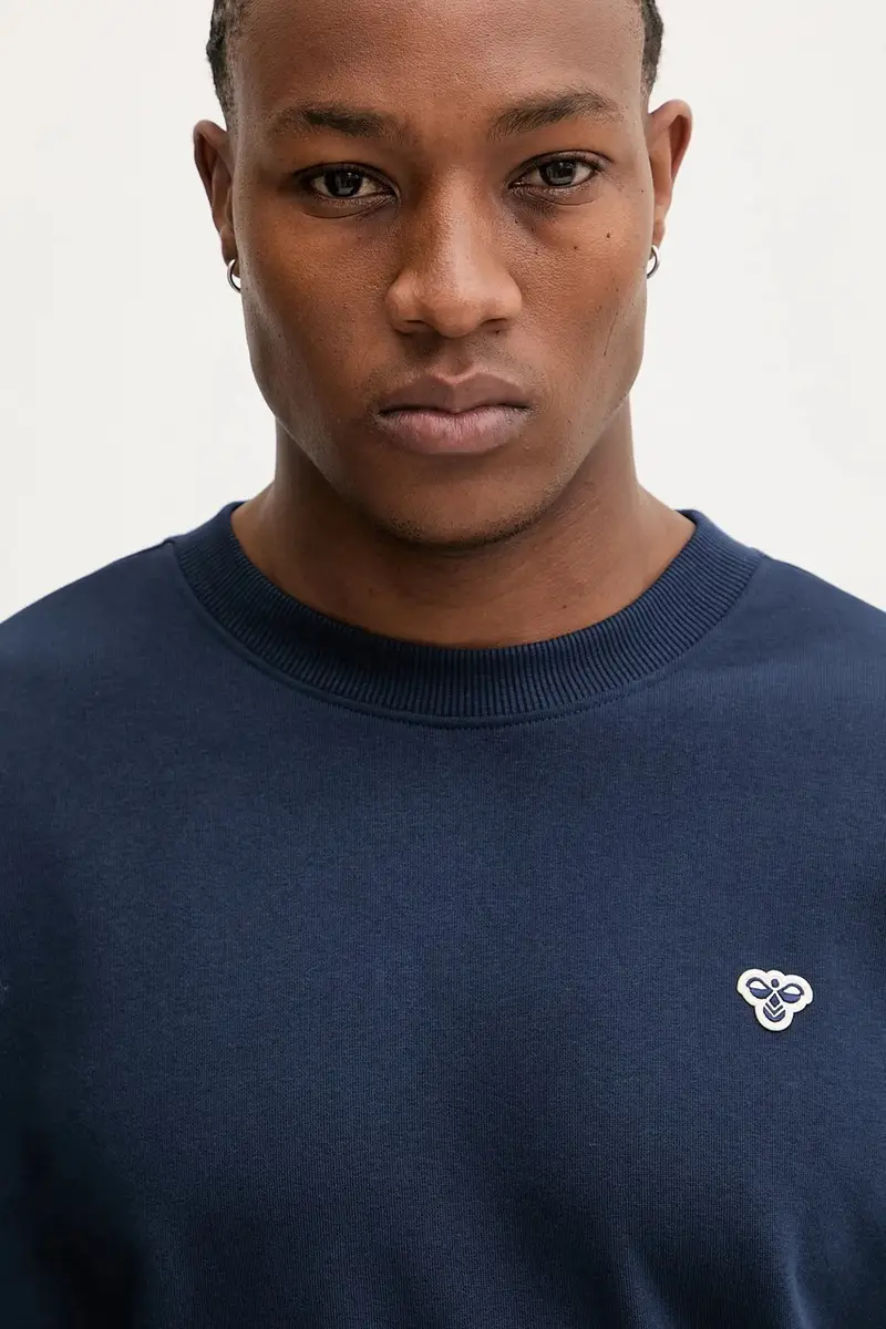 felpa uomo colore blu 230778 Blu navy miniatura 4