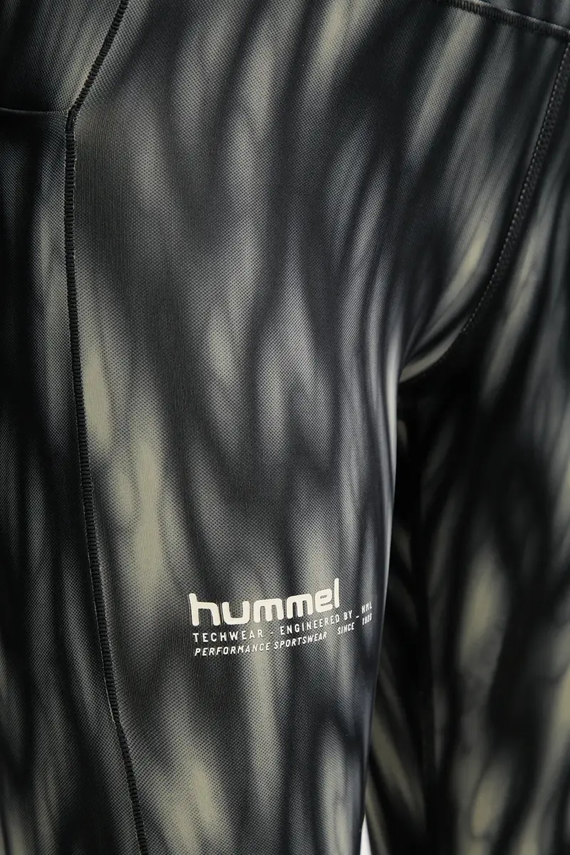 Hummel Leggings Donna Verde 3670161 miniatura 4