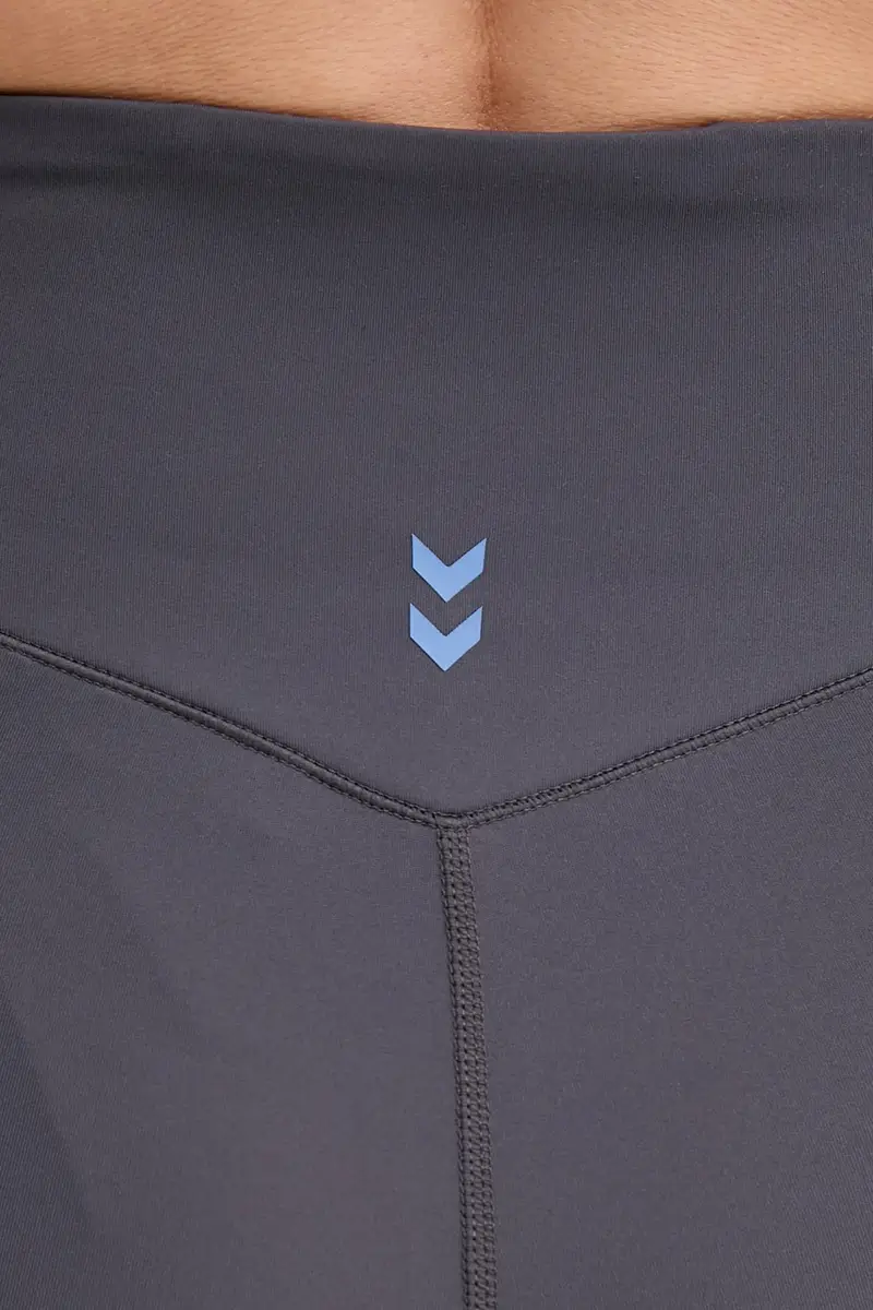 Hummel Leggings Donna Grigio 3611392 miniatura 4