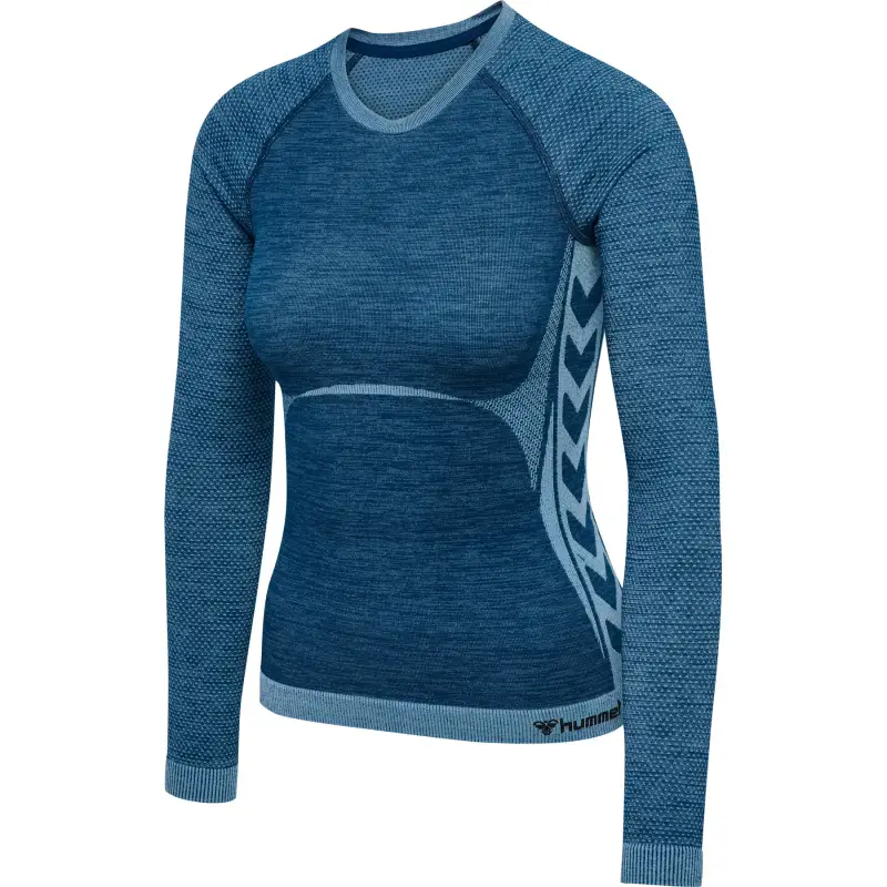 Maglietta a maniche lunghe aderente senza cuciture donna Hummel Clea