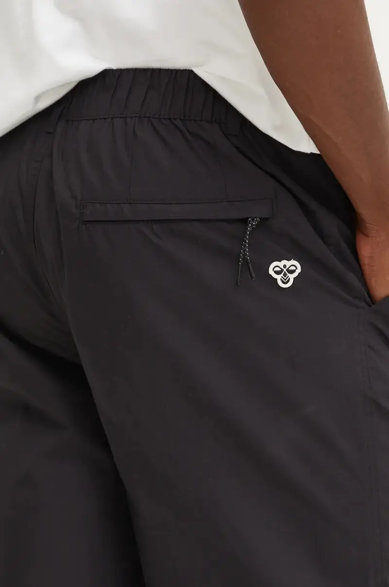 pantaloni in cotone colore nero 226042 miniatura 4