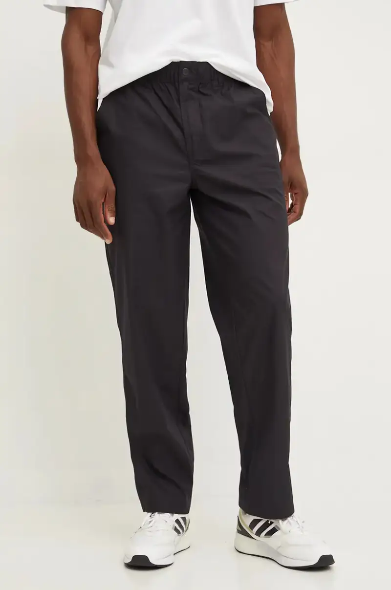 pantaloni in cotone colore nero 226042