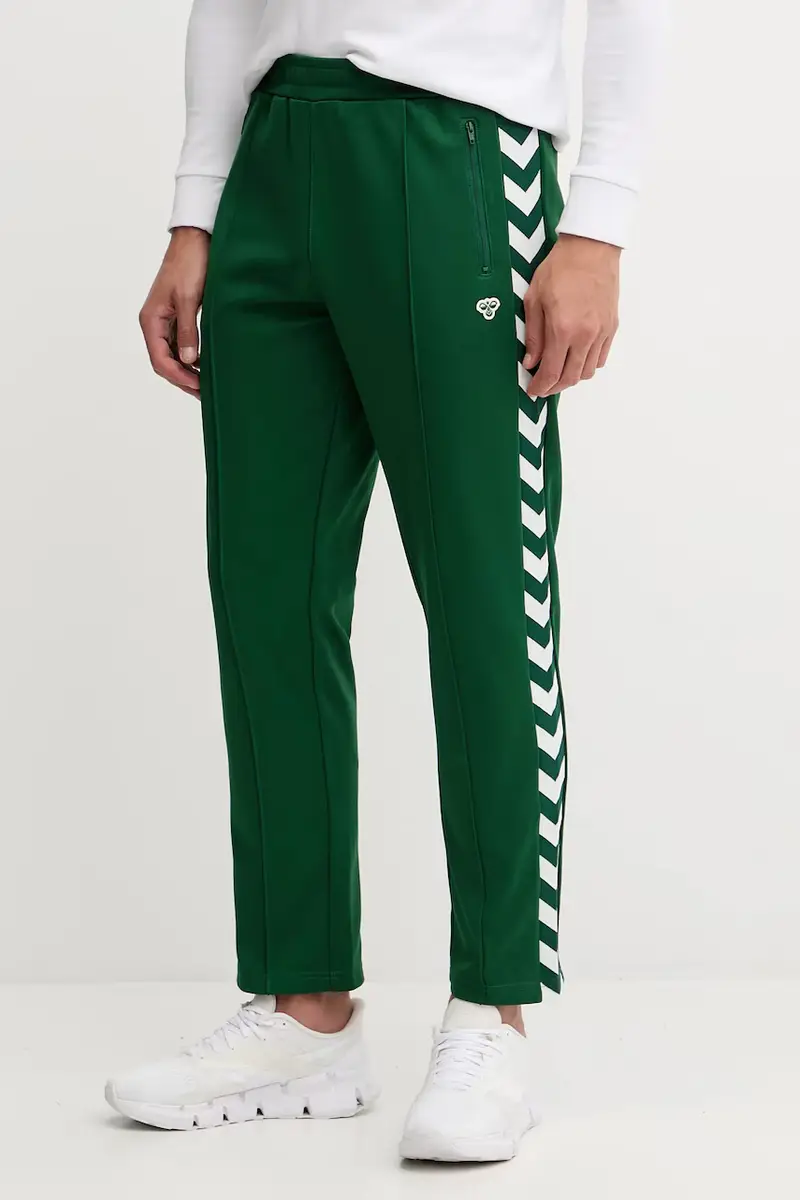 pantaloni tuta colore blu navy 225252 Verde