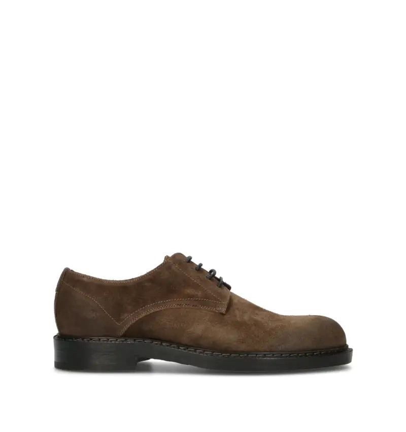 Stringata uomo militare in suede Vario