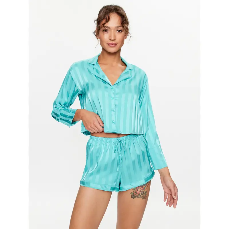 Maglietta del pigiama 203163 Blu Comfortable Fit