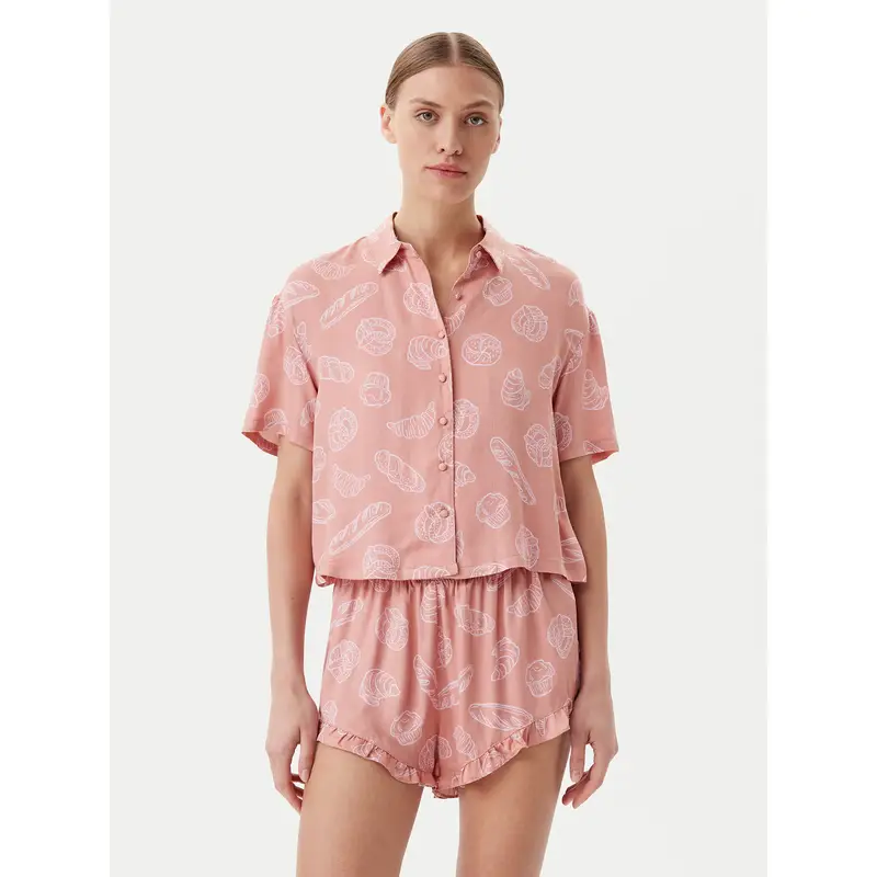 Maglietta del pigiama 301513 Beige Regular Fit