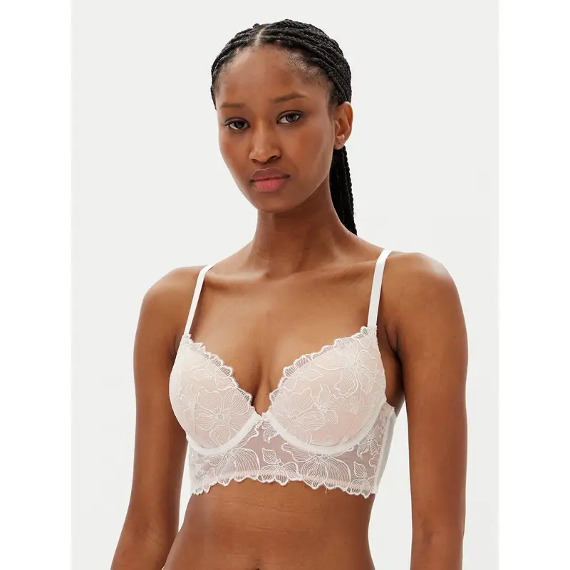 Reggiseno con ferretto Lauren 300903 Écru Écru