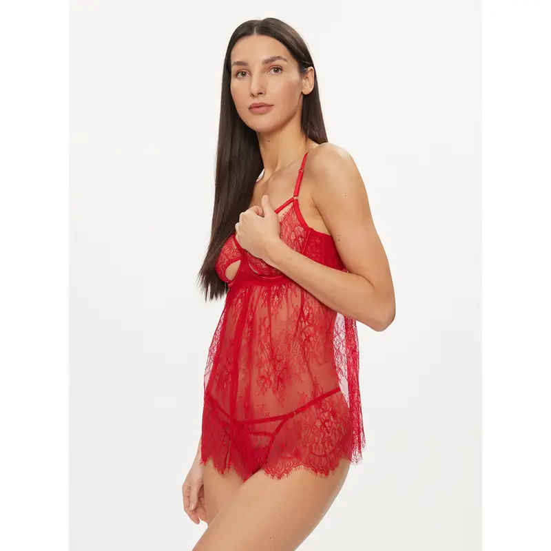 Sottoveste Babydoll Romance 205138 Rosso