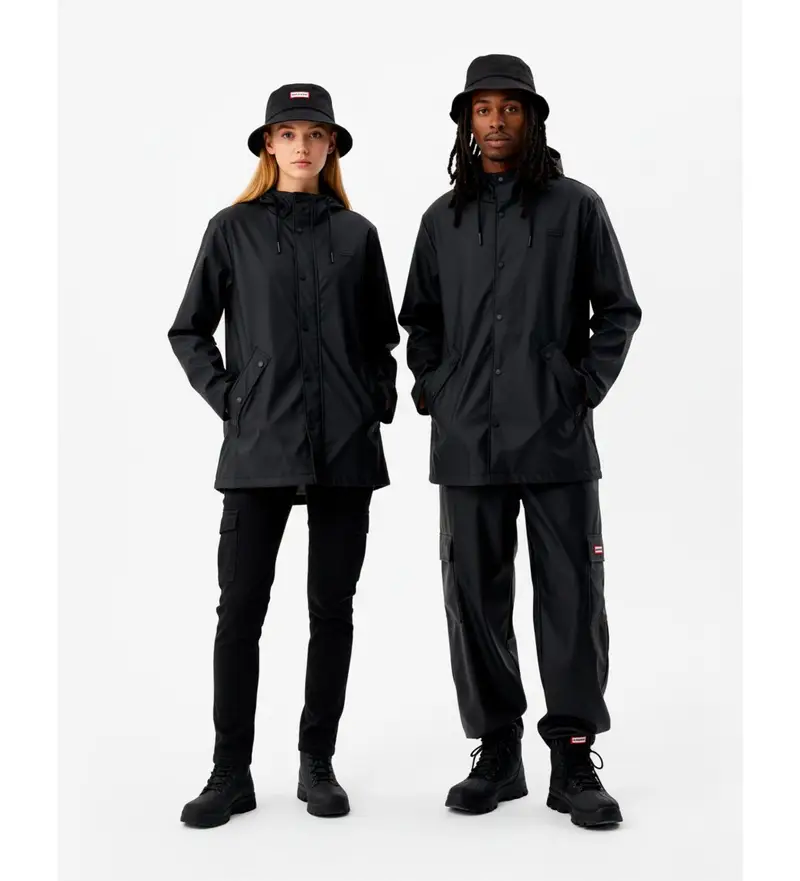 unisex ARU0003242 Impermeabile nero antipioggia Jo pu (S), Casual, Silicone