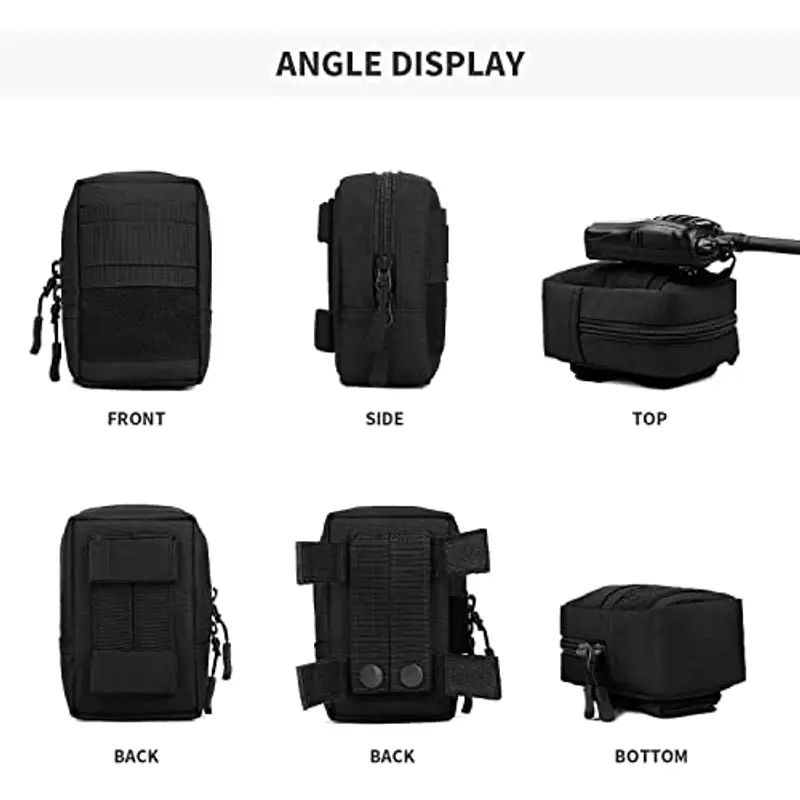 HUNTVP Borsello Uomo Nero 1583602 miniatura 3