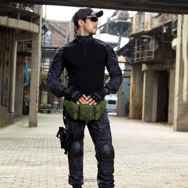 HUNTVP Marsupio Uomo Verde 1601587 miniatura 2