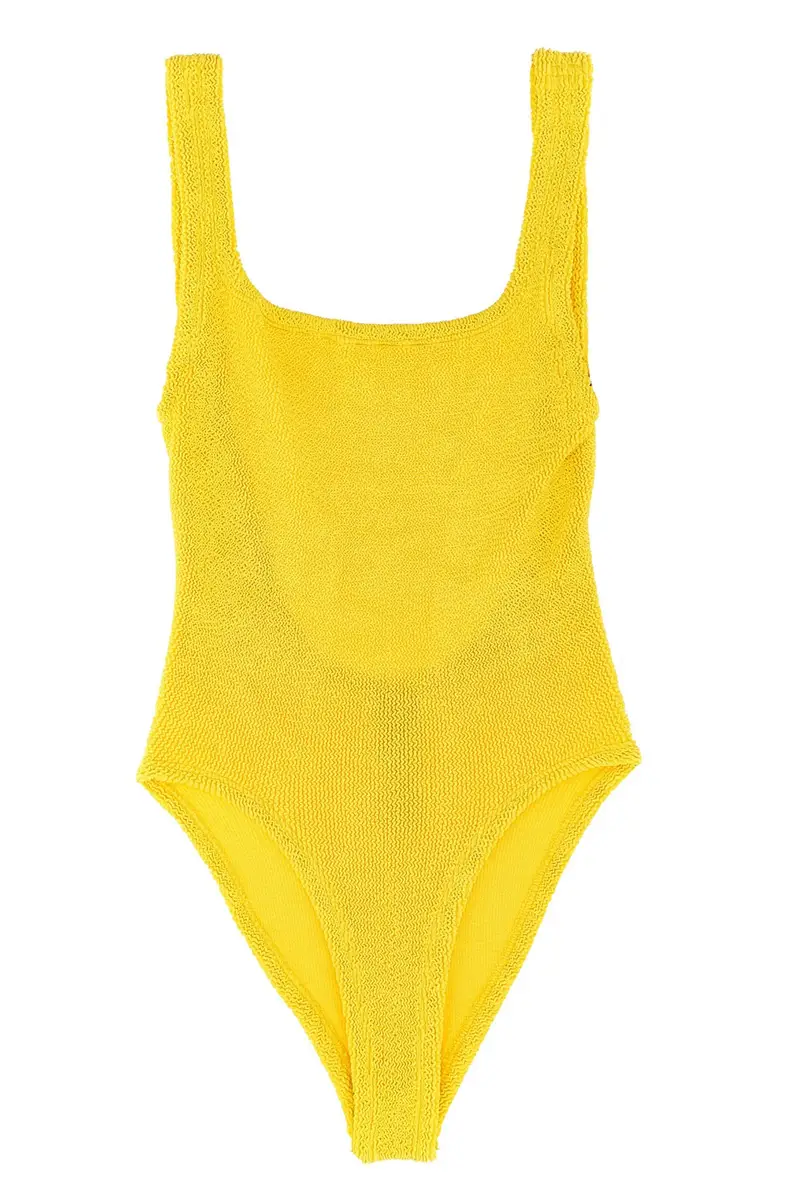 Costume Intero Square Neck Giallo