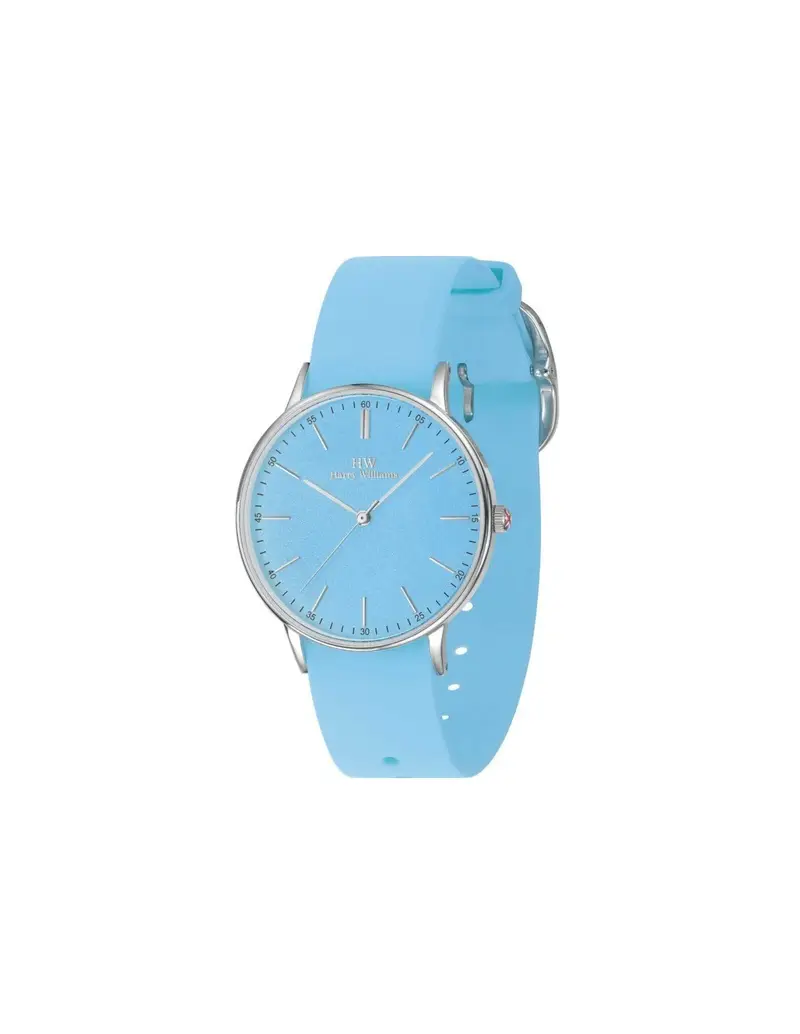 Orologio HW Lady Harry Williams - BEACH COLLECTION - Silicone Strap - HW2417L/02 Light Blue