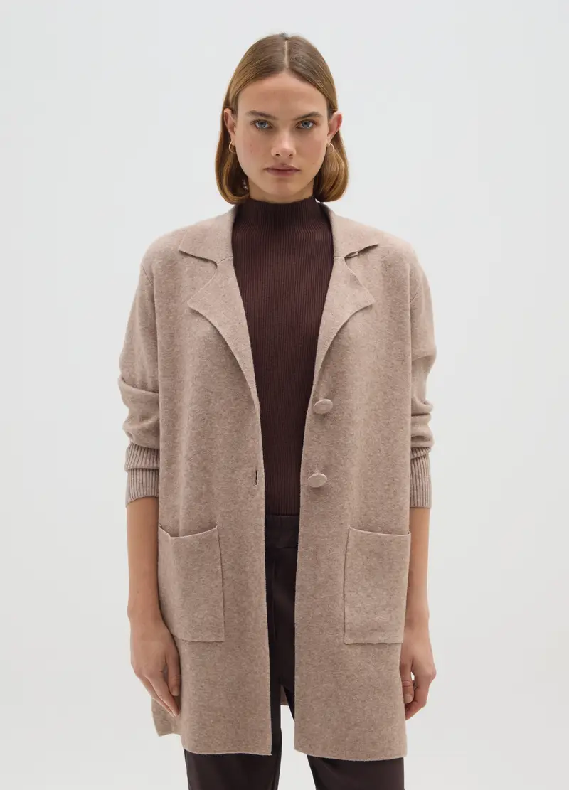 Hybrid Blazer Donna Beige 3188874 miniatura 2