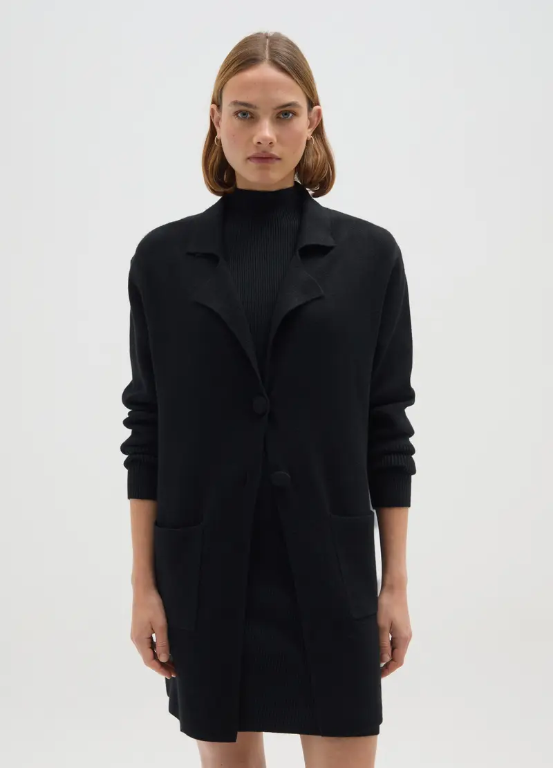 Hybrid Blazer Donna Nero 3188875 miniatura 2