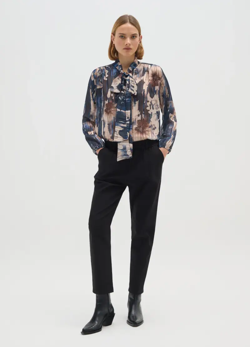 Blusa Multicolor Regular Fit, Donna, Multicolor