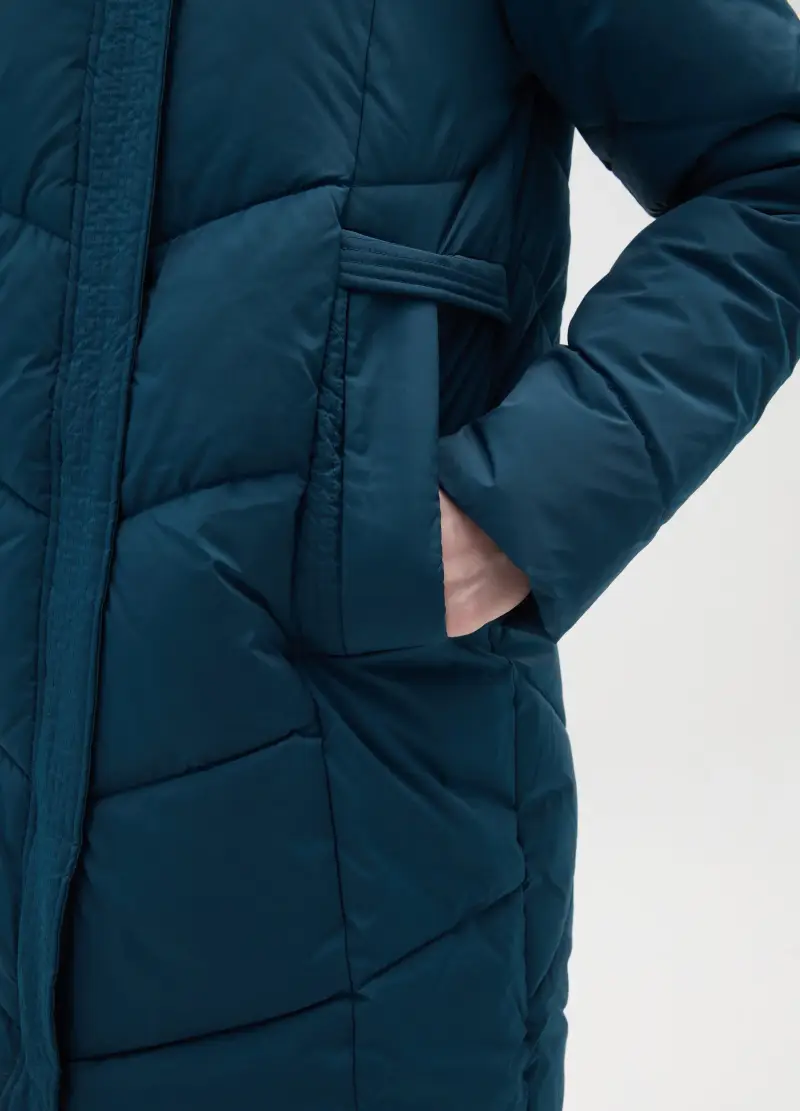 , Cappotto Blu Regular Fit, Donna, Blu miniatura 3