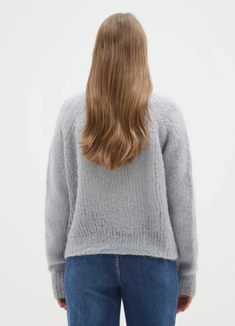 Hybrid Cardigan Donna Grigio 3845090 miniatura 3