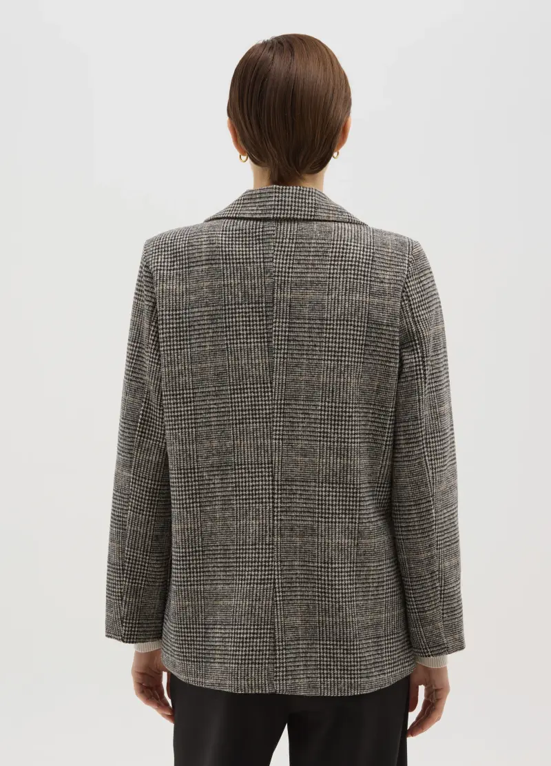 Giacca A Quadri Multicolor Regular Fit, Donna, Multicolor miniatura 3