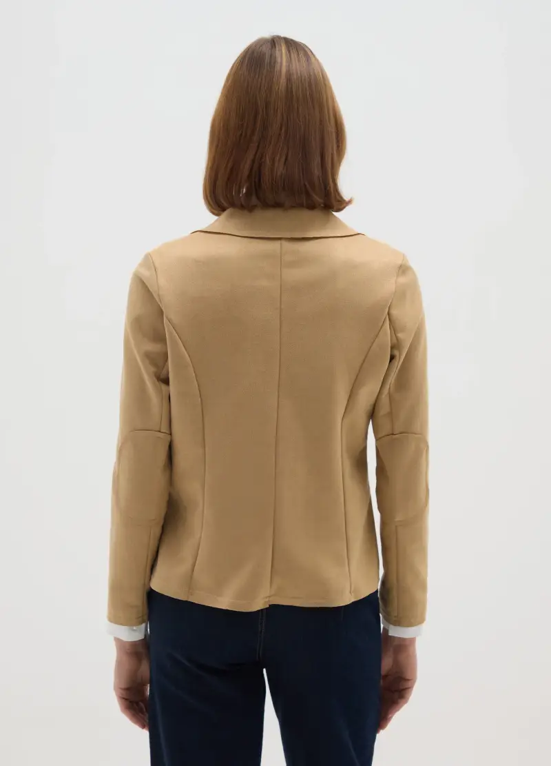 Giacca Beige Regular Fit, Donna, Beige miniatura 3
