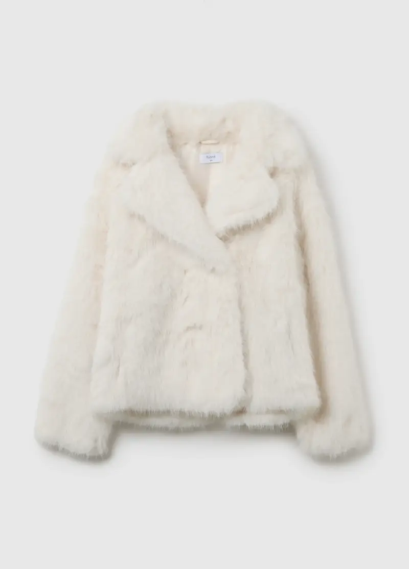 Giacca Bianca Regular Fit Con Bottoni, Donna, Bianco