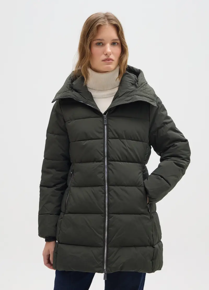 Giacca Imbottita Verde Regular Fit, Donna, Verde miniatura 2