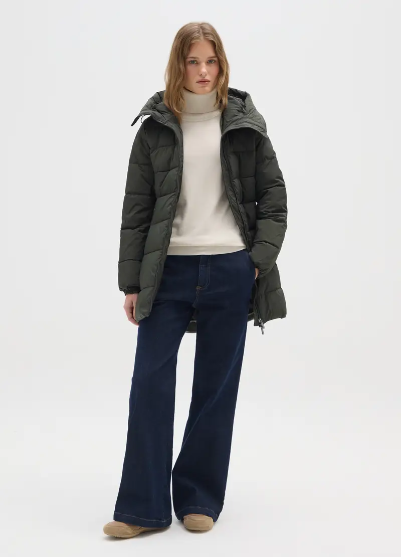 Giacca Imbottita Verde Regular Fit, Donna, Verde