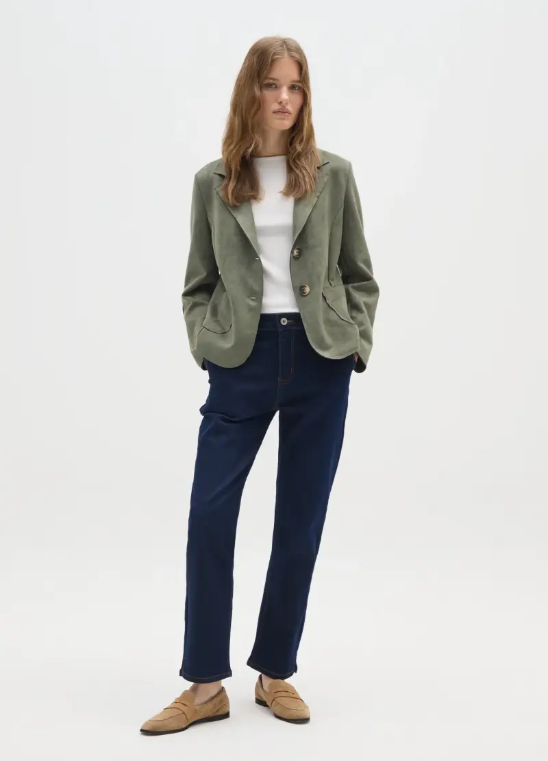 Giacca Verde Regular Fit, Donna, Verde