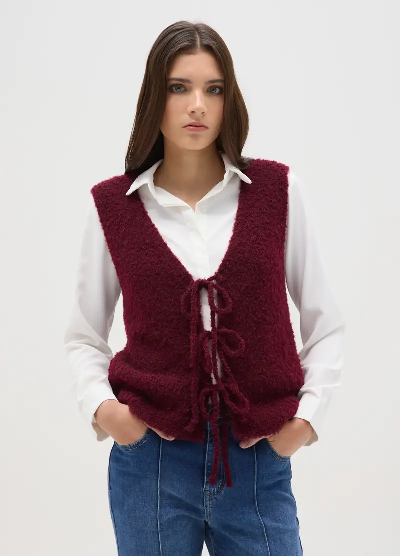 Hybrid Gilet Donna Rosso 4123294