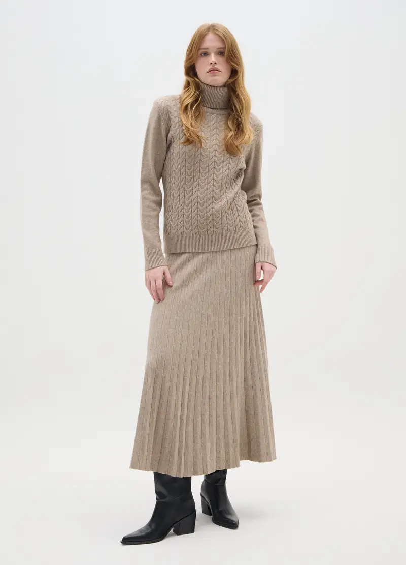 Maglia Beige Regular Fit, Donna, Beige