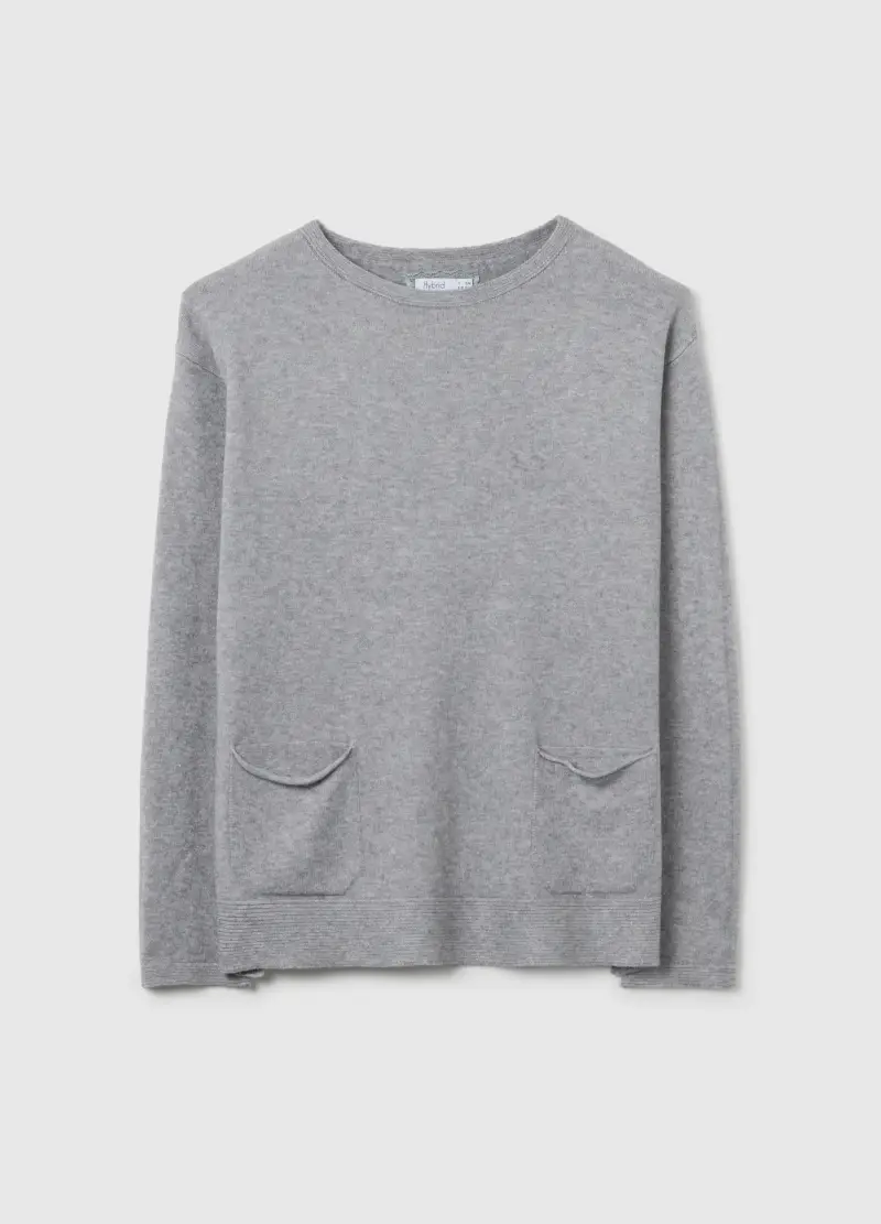 Maglia Grigia Regular Fit, Donna, Grigio