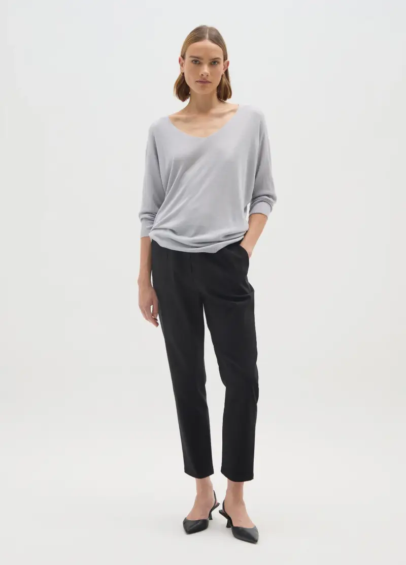 Maglia Grigia Regular Fit, Donna, Grigio