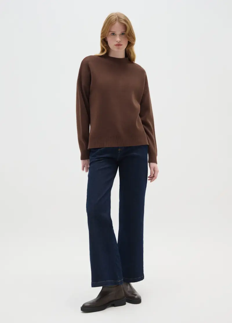 Maglia Marrone Regular Fit, Donna, Marrone