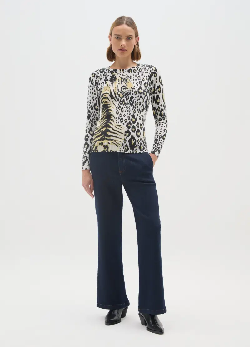 Maglia Multicolor Regular Fit, Donna, Multicolor