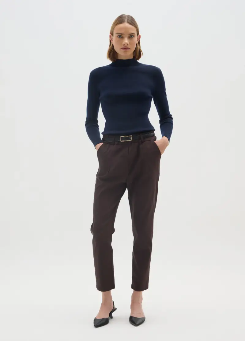 Maglione Blu Regular Fit, Donna, Blu