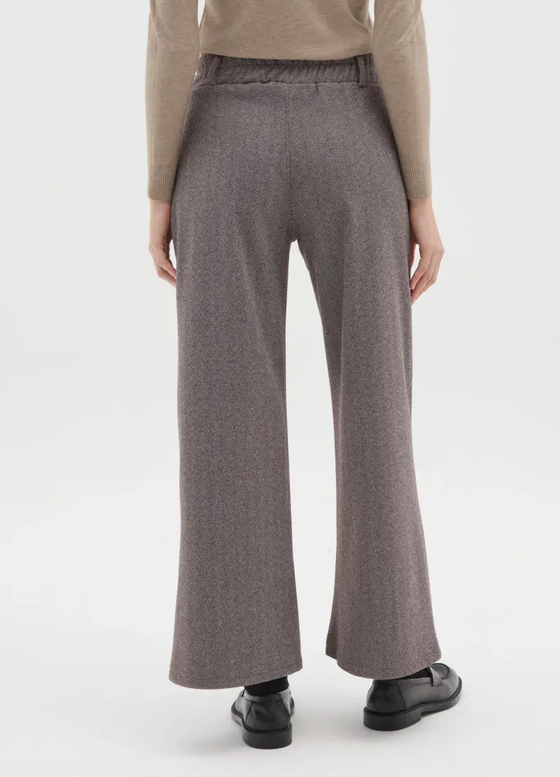 Pantaloni Marroni Regular Fit, Donna, Marrone miniatura 3