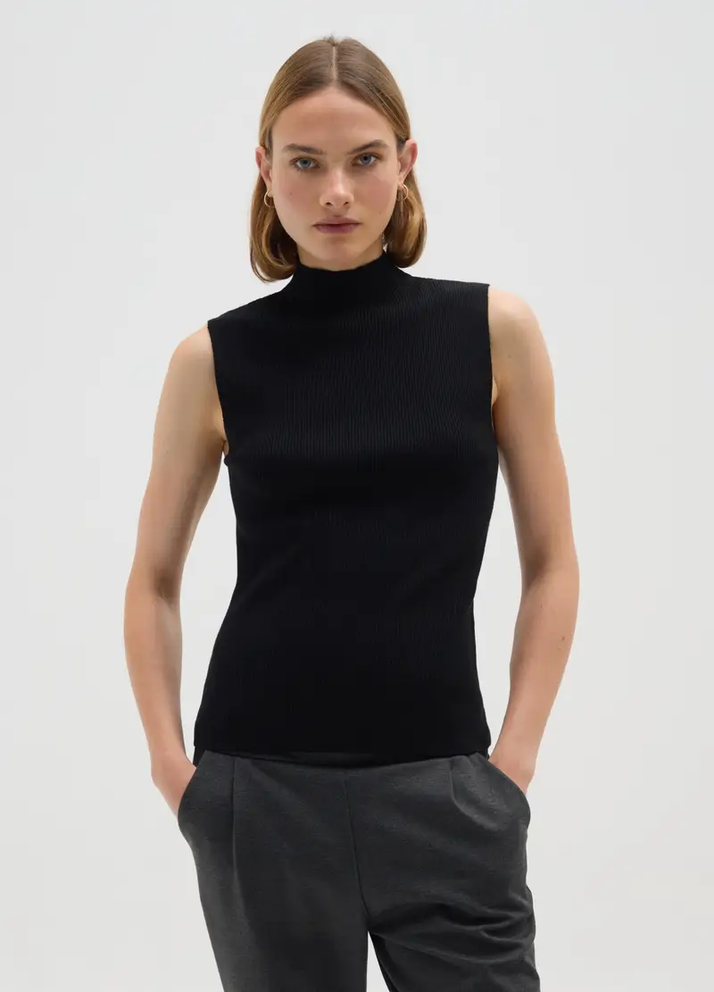 Hybrid Top Donna Nero 3188871