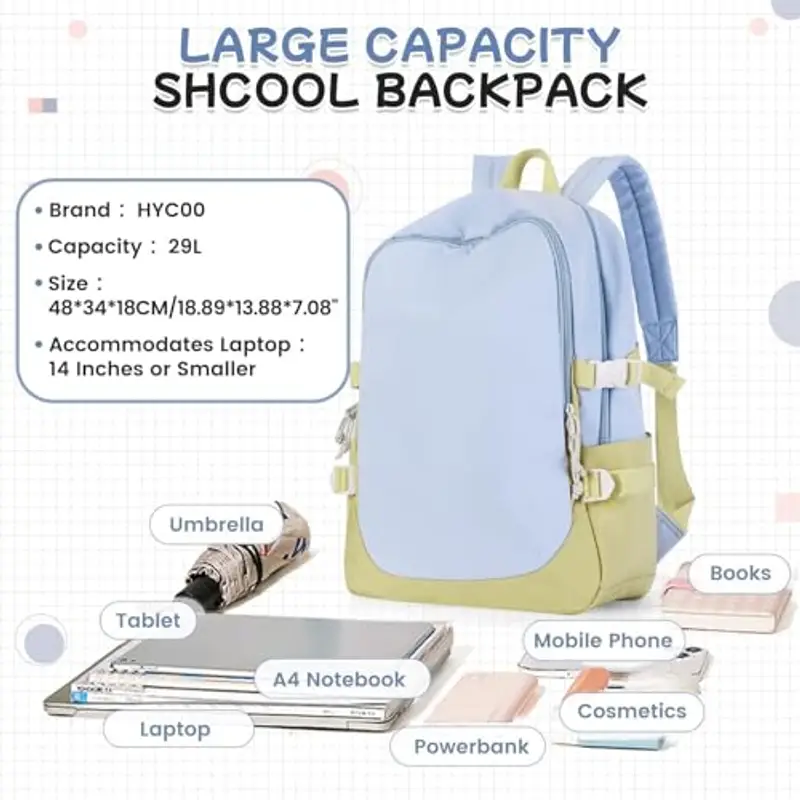 HYC00 Zaino scuola Ragazzo 2216608 miniatura 3