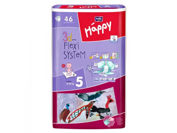 Happy Baby Pannolini Flexi System Junior 46 pannolini